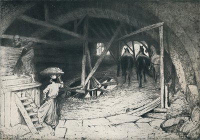 مطحنة جليلية ، أواخر القرن التاسع عشر وأوائل القرن العشرين ، 1922. بواسطة ويليام براسي هول