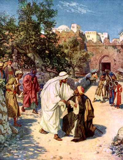 يطهر يسوع البرص - الكتاب المقدس بواسطة ويليام براسي هول