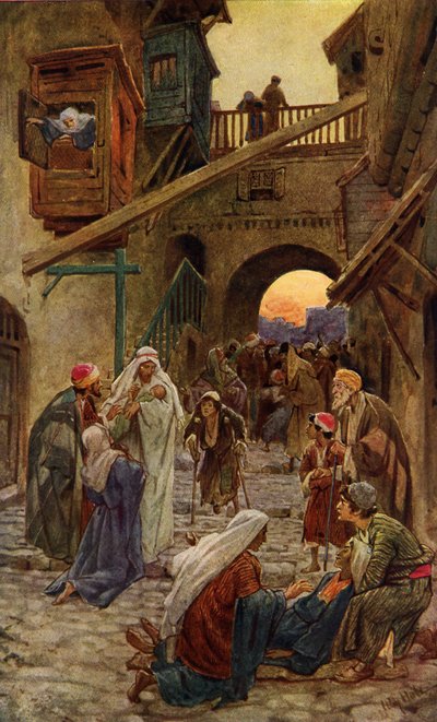 صنع يسوع معجزات في كفرناحوم - الكتاب المقدس بواسطة ويليام براسي هول