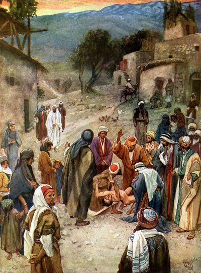 يسوع يزيل الروح الشريرة - الكتاب المقدس بواسطة ويليام براسي هول