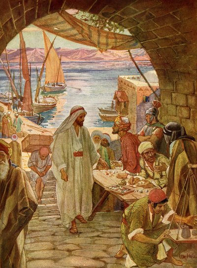 ماثيو (ليفي) مدعو ليصبح تلميذاً - الكتاب المقدس بواسطة ويليام براسي هول