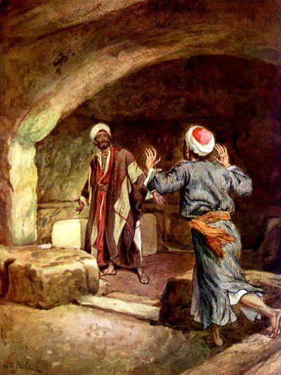 بيتر وجون على عجل إلى القبر الفارغ - الكتاب المقدس بواسطة ويليام براسي هول