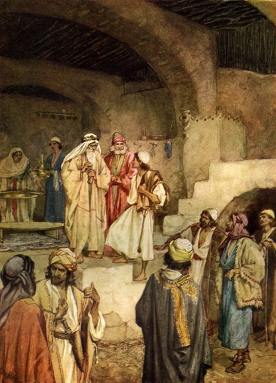 صموئيل يمسح داود. - الكتاب المقدس بواسطة ويليام براسي هول