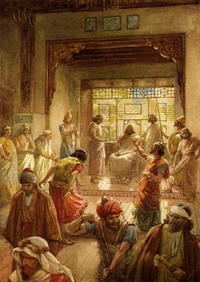 تقسيم الممالك تحت رحبعام - الكتاب المقدس بواسطة ويليام براسي هول