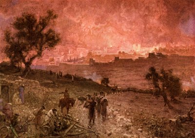 تدمير القدس من قبل نبوزار عدن - الكتاب المقدس بواسطة ويليام براسي هول
