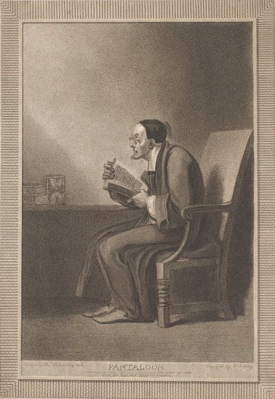 Pantaloon: The Sixth Age Shifts to the Lean and Slippered Pantaloon Shakespeare، As Y ...، 1799. بواسطة وليام بروملي