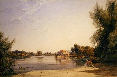طاحونة على نهر السين بواسطة وليام كالو