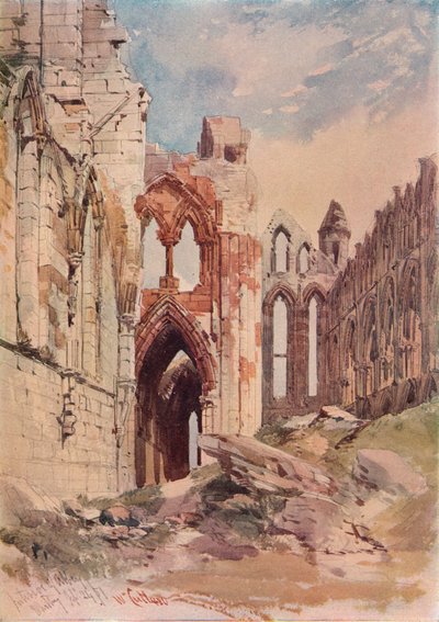 داخل دير ويتبي ، c1915 بواسطة وليام كالو