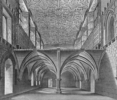 سرداب دير الراهبات سانت هيلين ، بيشوبس جيت ، مدينة لندن ، c1819 1906 بواسطة وليام كابون