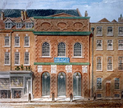 أول مسرح كينغ في دار الأوبرا ، هايماركت ، وستمنستر ، لندن ، 1789 بواسطة وليام كابون