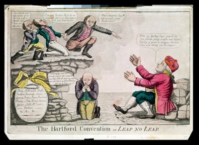 اتفاقية هارتفورد ، أو "قفزة لا قفزة" ، فبراير 1815 بواسطة وليام تشارلز