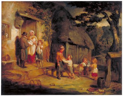 "The Pet Lamb" ، c1813 بواسطة وليام كولينز