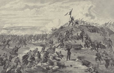 الاستيلاء على Malakoff Redoubt من قبل الفرنسيين ، حصار سيفاستوبول ، 8 سبتمبر 1855 بواسطة وليام كريميا سيمبسون