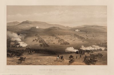المسؤول عن اللواء الخفيف بقيادة اللواء إيرل كارديجان ، 1855 بواسطة وليام كريميا سيمبسون