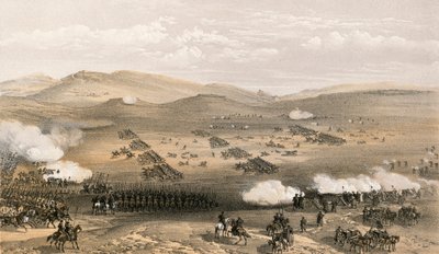 قائد لواء الفرسان الخفيف ، 25 أكتوبر 1854 ، تحت قيادة اللواء إيرل كارديجان بواسطة وليام كريميا سيمبسون