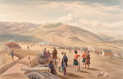 معسكر لواء المرتفعات ، باتجاه الجنوب ، 1855 بواسطة وليام كريميا سيمبسون