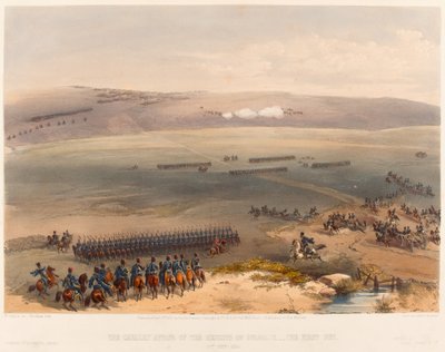 قضية الفرسان في مرتفعات بولجاناك - البندقية الأولى. 19 سبتمبر 1854 ؟، 1855 بواسطة وليام كريميا سيمبسون