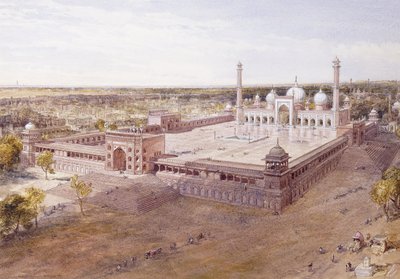 مسجد جامى ، دلهي ، 1864 بواسطة وليام كريميا سيمبسون