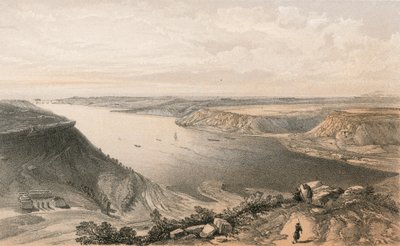 الجانب الشمالي من ميناء سيباستوبول من أعلى المرفأ ، 22 يونيو 1855 بواسطة وليام كريميا سيمبسون