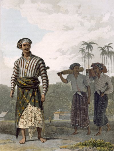 مادوري من رتبة مانتو ، اللوحة 7 من المجلد الأول من "تاريخ جافا" بقلم توماس ستامفورد رافلز (1781-1826) ، حانة. 1817 (أكواتينت) بواسطة وليام دانييل