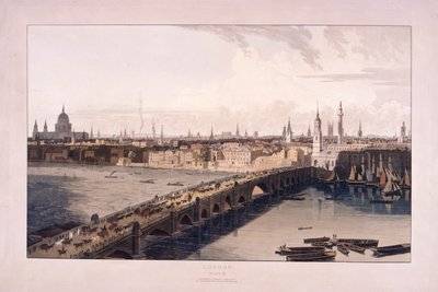 جسر لندن ، 1804 بواسطة وليام دانييل