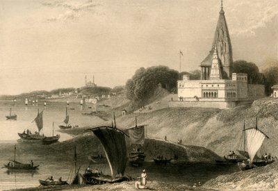 معبد برنار ، بيناريس ، 1835. بواسطة وليام دانييل