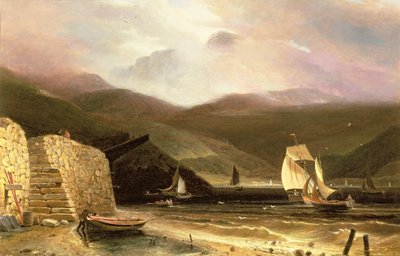 منظر لأران ، مع سفن شراعية في صرخة ، 1814 بواسطة وليام دانييل