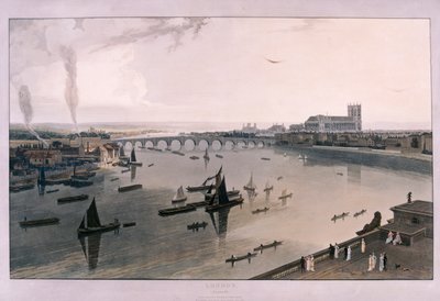 منظر للندن من Somerset House ، 1805 بواسطة وليام دانييل