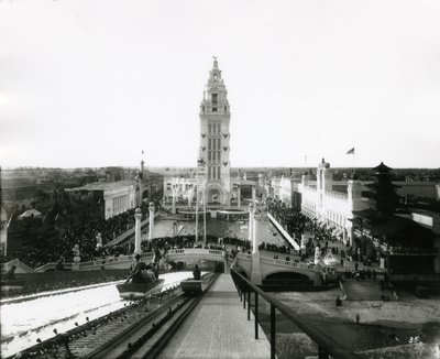 كوني آيلاند دريم لاند - منظر من أعلى المزالق ، c.1910-21 بواسطة وليام ديفيس هاسلر