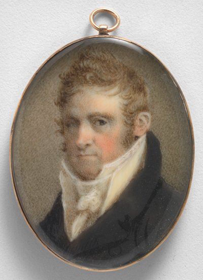 وليام دنلاب بورتريه ذاتي ، ج. 1805. بواسطة وليام دنلاب