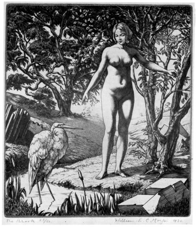 "The Brook" ، 1930. بواسطة وليام إي سي مورغان