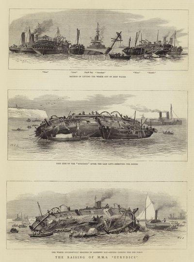 رفع HMS Eurydice بواسطة وليام إدوارد أتكينز