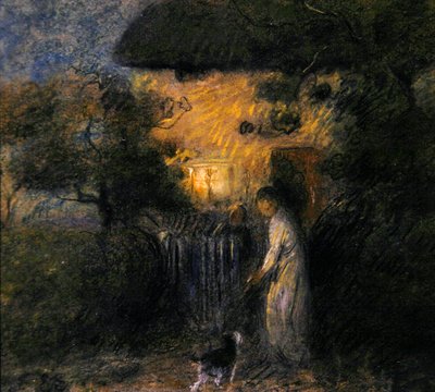 القط الضال ، 1890 (باستيل على ورق) بواسطة وليام إدوارد ستوت