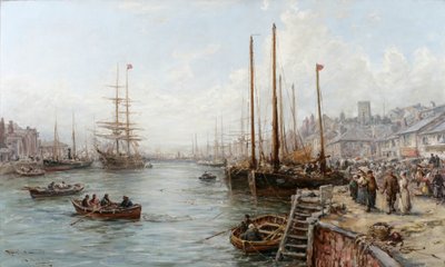 ميناء دوغلاس ، جزيرة مان بواسطة William Edward Webb
