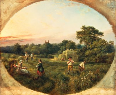 Haymaking Mathew's Field ، Handsworth ، Birmingham ، بتاريخ 01071859. بواسطة وليام إليس