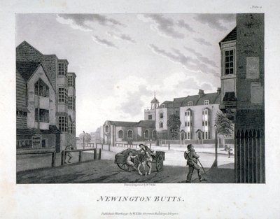 نيوينجتون بوتس ، ساوثوارك ، لندن 1792. بواسطة وليام إليس