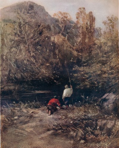 مناظر طبيعية ، مع صيادين ، 1843 ، 1924 بواسطة وليام إيفانز