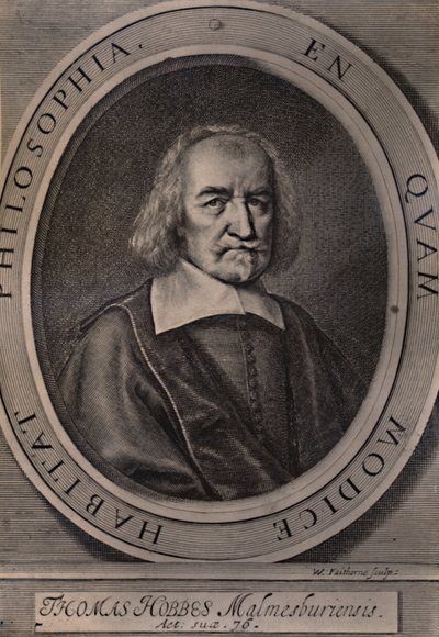 توماس هوبز ، الفيلسوف الإنجليزي ، c1668 1894 بواسطة وليام فيثورن
