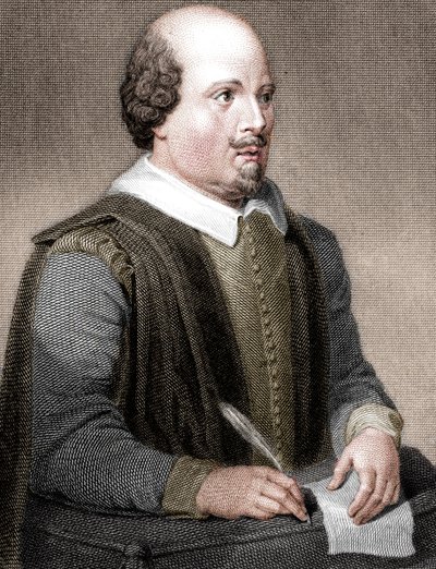 وليام شكسبير ، الشاعر والكاتب المسرحي الإنجليزي ، 1820. بواسطة ويليام فايند