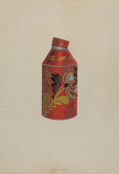 علبة شاي تولوير ، ح. 1938. بواسطة وليام فرانك