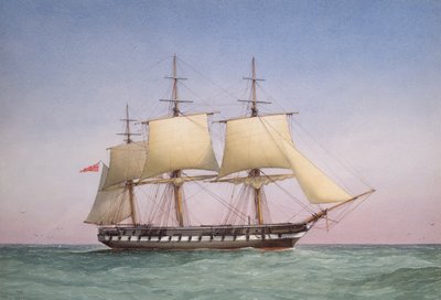 "50 فرقاطة HMS" أريثوثا ، 1876 بواسطة وليام فريدريك ميتشل
