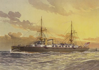 HMS Undaunted ، طراد من الدرجة الأولى - مربوط بواسطة وليام فريدريك ميتشل