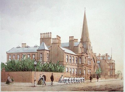 اللجوء للأيتام الأولاد ، من 'Modern Liverpool Illustrated' بقلم William Gavin Herdman و A. Pickering ، تم نشره عام 1864 (litho litho) بواسطة ويليام جافين هيردمان