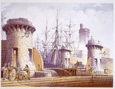البحارة Dockside ، من `` Modern Liverpool Illustrated &39;&39; ، منقوش بواسطة William Gavin Herdman و James Orr Marples ، مع وصف من A. Pickering ، نشر عام 1864 بواسطة ويليام جافين هيردمان