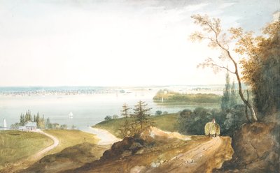 نيويورك من ويهوك ، كاليفورنيا. 1820-23. بواسطة وليام غي وول