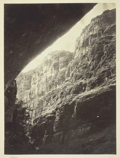 Cañon of Kanab Wash ، نهر كولورادو ، باتجاه الجنوب ، 1872. بواسطة ويليام اتش بيل
