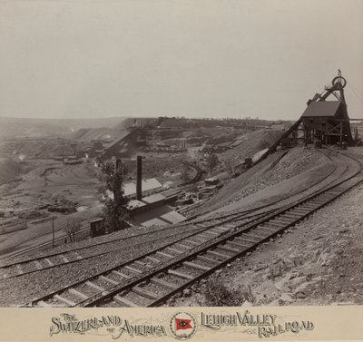 منجم Knickerbocker بالقرب من Shenandoah ، سكة حديد Lehigh Valley بواسطة وليام إتش راو