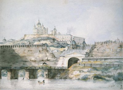 منظر لمدينة سمولينسك ، 1787 بواسطة وليام هادفيلد