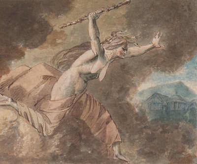 Envy from Ovid's House of Envy Book II ، الأسطر 760-796 الصفحة اليمنى ... ، 1770-80. بواسطة وليام هاملتون