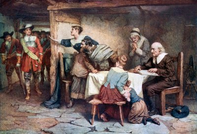 المتعاهدون (طباعة حجرية ملونة) بواسطة ويليام هاريس ويذرهيد